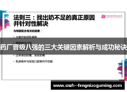 药厂晋级八强的三大关键因素解析与成功秘诀